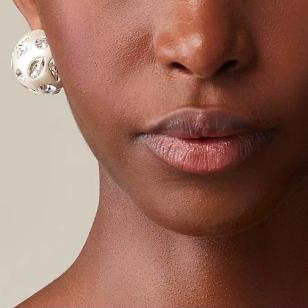 J. Crew rhinestone statement earrings